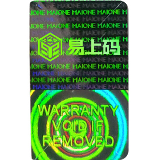 激光镭射VOID标签